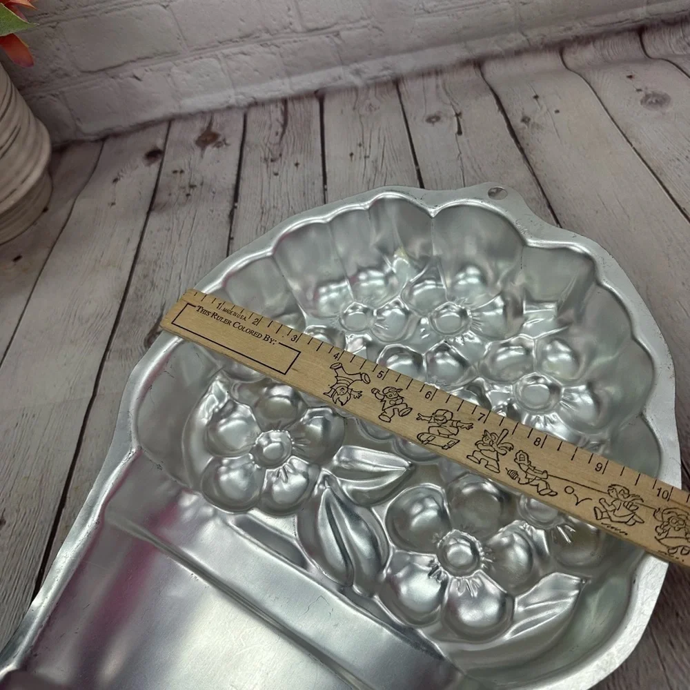 vintage wilton 1998 flower pot cake pan